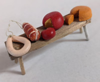 Wurst-Käseset 6 fach sortiert Krippenzubehör Wurst-Käseset 6 fach sortiert Krippenzubehör