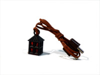 Josefslaterne aus Kunststoff, Rot, 3,5 V Josefslaterne aus Kunststoff, Rot, 3,5 V