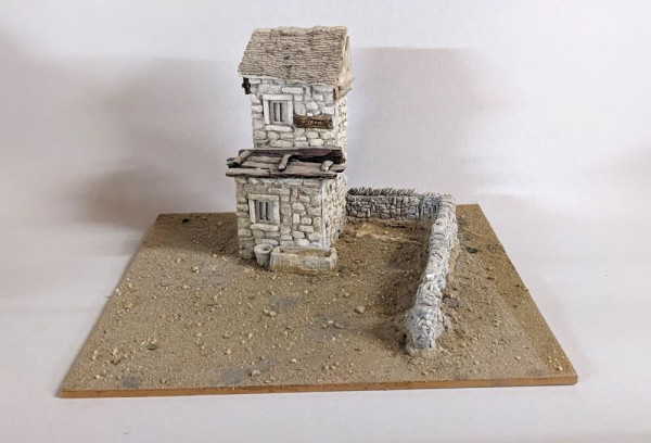 Diorama Haus Altenstedt Gelände