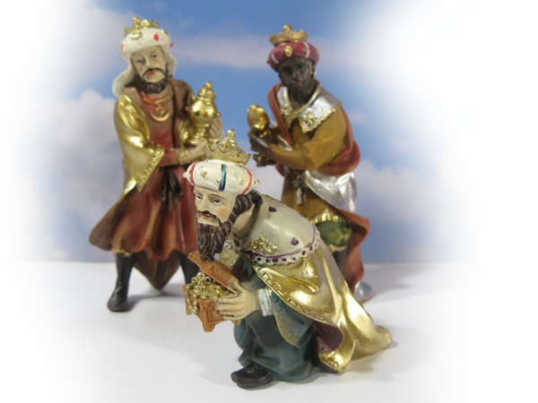 Heilige Drei Könige, 12 cm, Krippenfiguren
