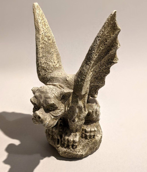 Gargoyle Figur Fantasy Fabelwesen Kreatur Statue Skulptur Torwächter Höhe 20 cm