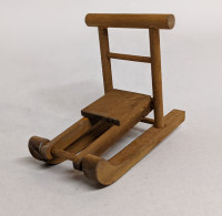 Schlitten Echtholz Krippenzubehör Schlitten Echtholz Krippenzubehör