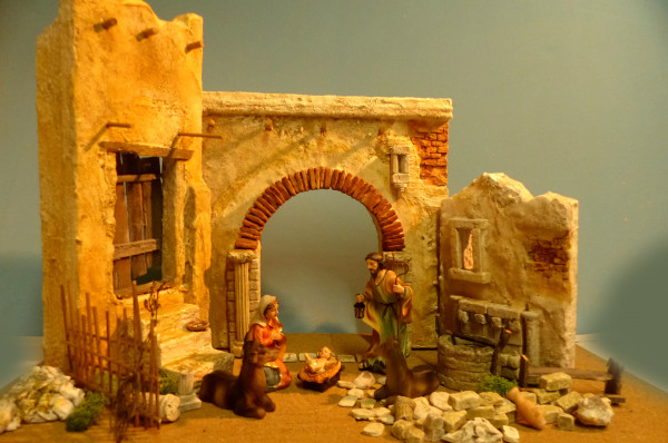 Orientalische Krippe JERICHO, Weihnachtskrippe, Krippenbau, Neu!
