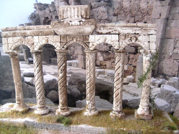Antike römisch/griechische Säulenarkade, Bausatz