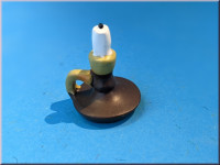 Kerzenhalter mit Kerze Krippenzubehör Kerzenhalter mit Kerze Krippenzubehör