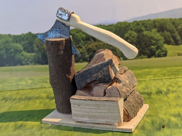 Dekoprojekt Krippen-Axt - Authentisches Zubehör Für Weihnachtskrippen