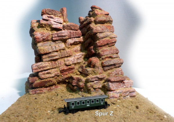 Grand Canyon Felsmodule, Modelleisenbahn Dioramenbau