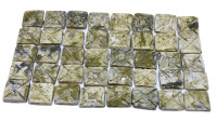 Sinai quadratische Bodenplatten, 40 Stck und Sand Sinai quadratische Bodenplatten, 40 Stck und Sand