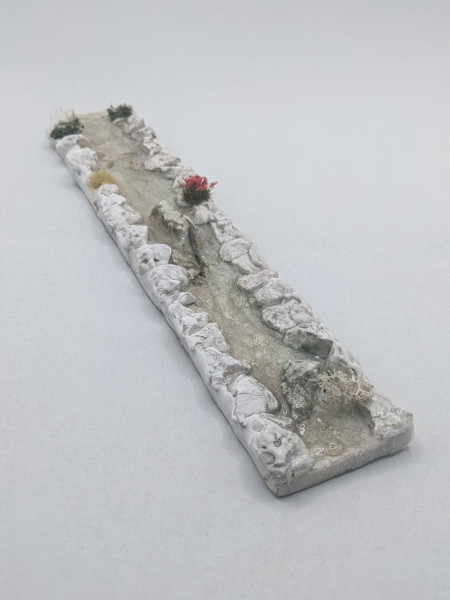 Fluss Flussgerade Flusslauf Fluß Bach Modellbau Gewässer Krippenbaumaterial