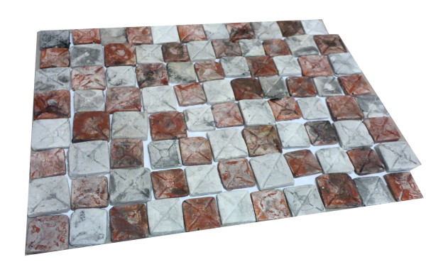 Bergamo quadratische Bodenplatten, 88 Stck