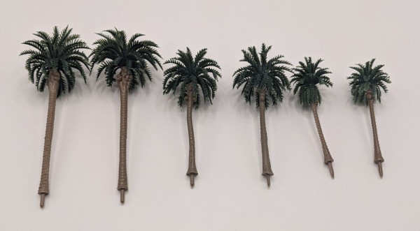 6 x Palme (Steckpalme) Krippenbotanik Krippenbau