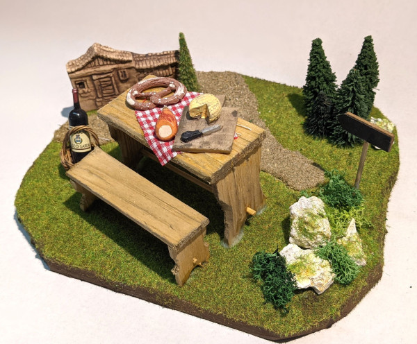 Geldgeschenk Picknick Ausflug Wandern Einladung Hütte