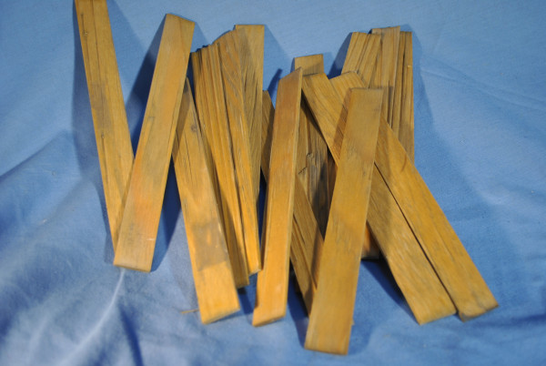 Holz Bretter 20 cm, 2-fach coloriert, 15 Stck