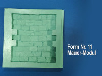 Silikonform, Mauer-Modul, Nr. 11 Silikonform, Mauer-Modul, Nr. 11