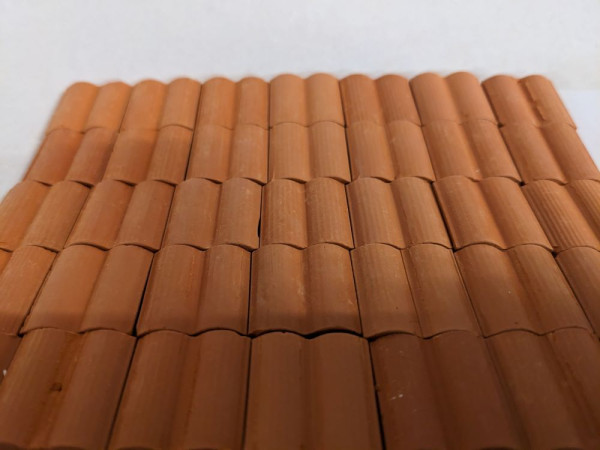 Dachziegel Doppelziegel 35 Stk Krippenbau Modellbau
