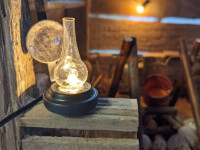 Laterne Petroleumlampe mit Spiegel Krippenelektrik Krippenzubehö Laterne Petroleumlampe mit Spiegel Krippenelektrik Krippenzubehö