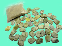 Sinai, 50 Bodenfliesen und Sand, Krippenbau Sinai, 50 Bodenfliesen und Sand, Krippenbau