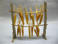 12 Maiskolben f. den Krippenbau, Getreide, handgefertigt 12 Maiskolben f. den Krippenbau, Getreide, handgefertigt