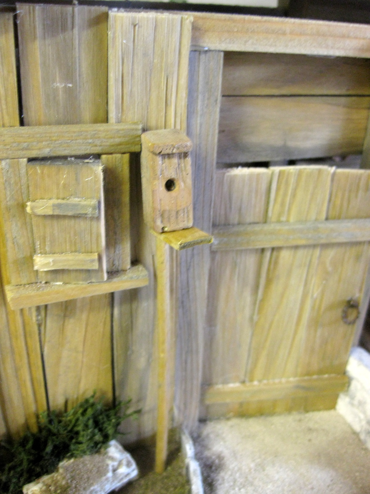 Menta-modellbau - 60 Assi In Legno Effetto Antico Per Rivestimento Pareti Tirolo, Per Presepe Alpino (10x1 Cm)