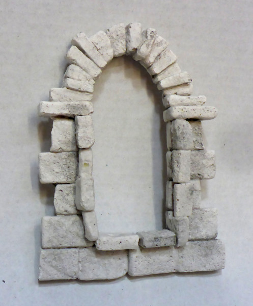 Fenster Palmyra, orientalischer Krippenbau