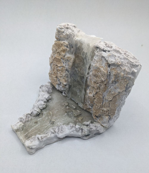 Fluss Flussschnelle Krippenbaumaterial Flusslauf Fluß Bach Modellbau Gewässer Krippenbaumaterial