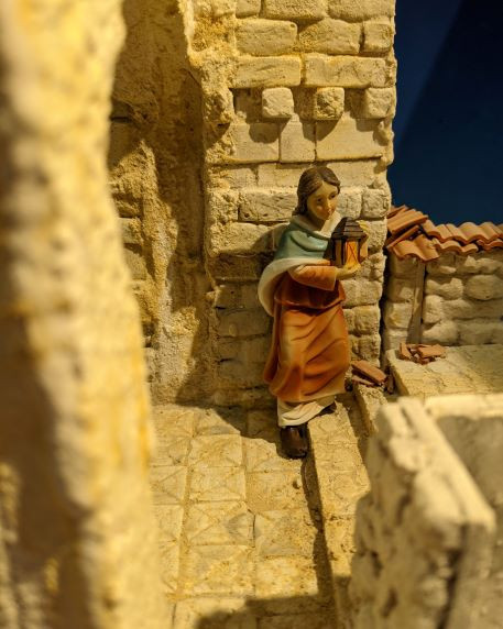 Moranduzzo Krippenfiguren Set - 3 Handbemalte Treiber Für Weihnachtskrippe