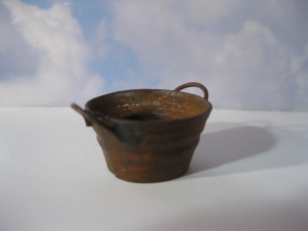 Schafferl, rostig, rund 3 cm
